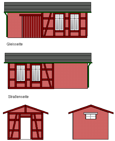Beispiel für eine Bauzeichnung